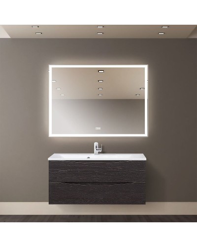 Зеркало BelBagno 110 SPC-GRT-1100-800-LED-TCH-WARM с подсветкой с подогревом с сенсорным выключателем