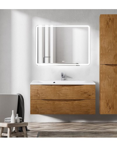 Зеркало BelBagno Marino 110 SPC-MAR-1100-800-LED-TCH-WARM с подсветкой с подогревом с сенсорным выключателем