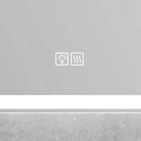 Зеркало BelBagno Marino 90 SPC-MAR-900-600-LED-TCH-WARM с подсветкой с подогревом С сенсорным выключателем