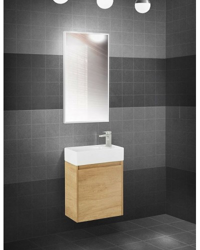 Зеркало BelBagno 50 SPC-AL-500-800 Сатин