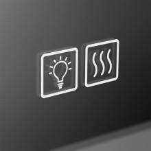 Зеркало BelBagno 100 SPC-GRT-1000-600-LED-TCH-WARM с подсветкой с подогревом с сенсорным выключателем