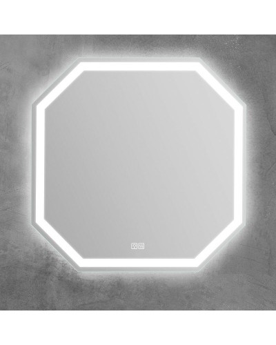 Зеркало BelBagno 80 SPC-OTT-800-800-LED-TCH-WARM с подсветкой с подогревом с сенсорным выключателем