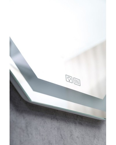 Зеркало BelBagno 80 SPC-OTT-800-800-LED-TCH-WARM с подсветкой с подогревом с сенсорным выключателем