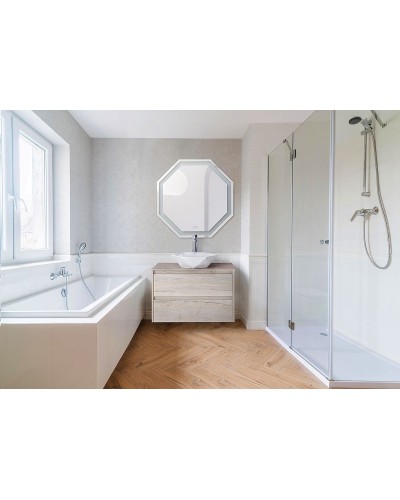 Зеркало BelBagno 80 SPC-OTT-800-800-LED-TCH-WARM с подсветкой с подогревом с сенсорным выключателем