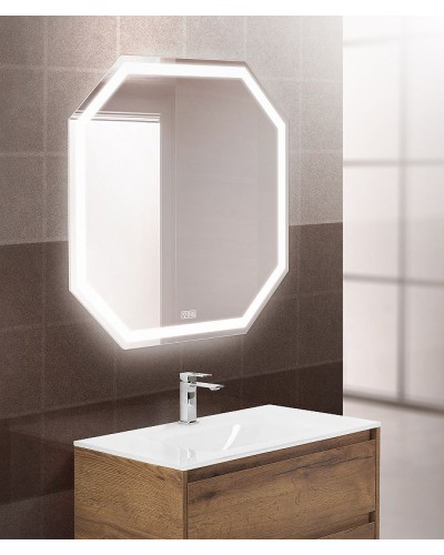 Зеркало BelBagno 80 SPC-OTT-800-800-LED-TCH-WARM с подсветкой с подогревом с сенсорным выключателем