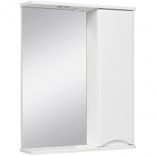 Зеркало со шкафом Runo Афина 60 R 00-00001171 с подсветкой Белое