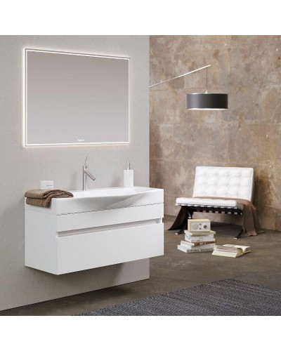 Зеркало Aqwella UM 100 UM0210 с подсветкой с сенсорным выключателем