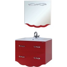 Зеркало Bellezza Версаль 100 4611117060038 с подсветкой Красное