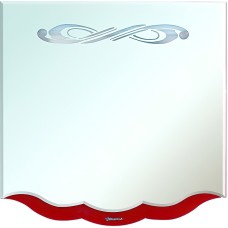 Зеркало Bellezza Версаль 90 4611115060030 с подсветкой Красное