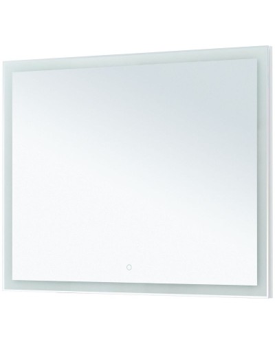 Зеркало Aquanet Гласс 120 274009 с подсветкой Белый глянец с сенсорным выключателем