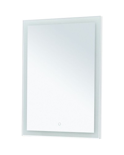 Зеркало Aquanet Гласс 60 274025 с подсветкой Белый глянец с сенсорным выключателем