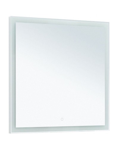 Зеркало Aquanet Гласс 80 274016 с подсветкой Белый глянец с сенсорным выключателем