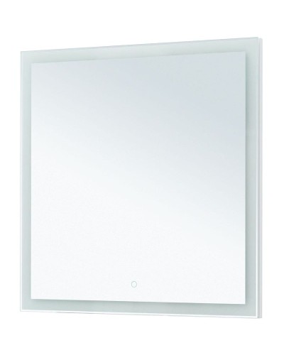 Зеркало Aquanet Гласс 80 274016 с подсветкой Белый глянец с сенсорным выключателем