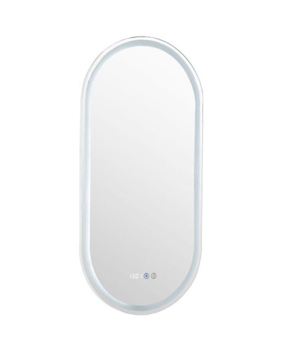 Зеркало Aquanet Монте 45 288969 с подсветкой Белое матовое с сенсорным выключателем