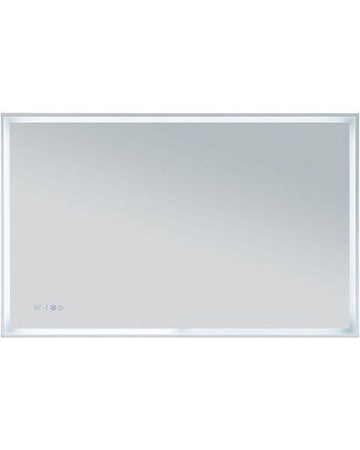 Зеркало Aquanet Оптима 120 288968 с подсветкой Белое матовое с сенсорным выключателем