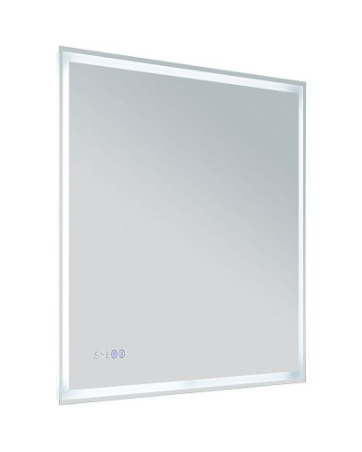Зеркало Aquanet Оптима 80 288965 с подсветкой Белое матовое с сенсорным выключателем