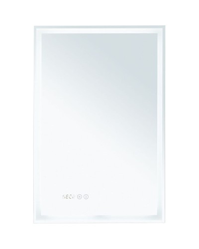 Зеркало Aquanet Оптима 50 288962 с подсветкой Белое матовое с сенсорным выключателем