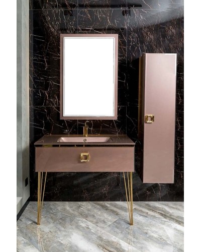 Зеркало Boheme Armadi Art Lucido 70 567-PU с подсветкой Лиловый