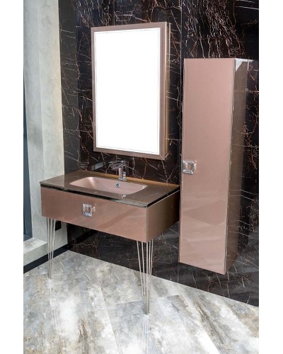 Зеркало Boheme Armadi Art Lucido 70 567-PU с подсветкой Лиловый