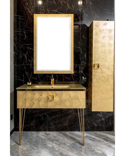 Зеркало Boheme Armadi Art Lucido 70 567-Foil с подсветкой Поталь