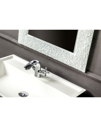 Зеркало Boheme Armadi Art NeoArt Aura 60 537 с подсветкой Белое