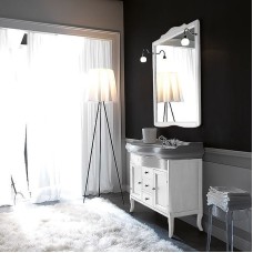 Зеркало Kerasan Retro 90 734530 Белое матовое