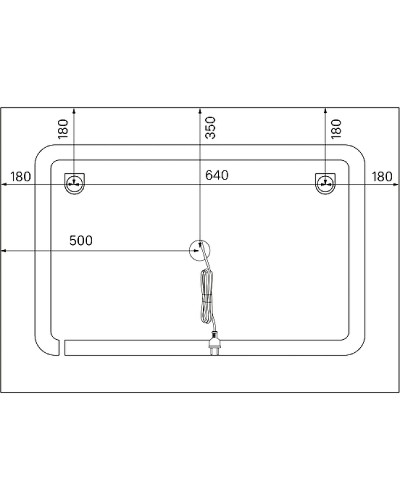 Зеркало Iddis Zodiac 100 ZOD10T0i98 с подсветкой с подогревом Белое