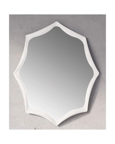 Зеркало 80х100 см белый глянец Marka One Angel У67653