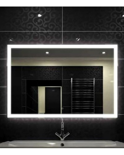 Зеркало Relisan Ivanka 1200х800 Гл000024361 с подсветкой с сенсорным выключателем, увеличением и часами