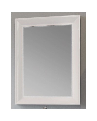 Зеркало белый глянец 65х85 см Marka One Delice У72508