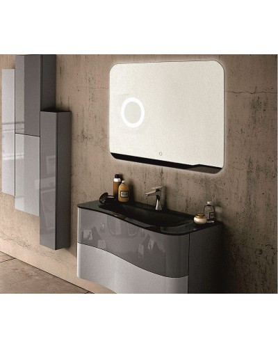 Зеркало Relisan Pandora 800х600 Гл000024327 с подсветкой с сенсорным выключателем и увеличением