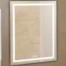 Зеркало Relisan Wendy 800х900 Гл000024380 с подсветкой с сенсорным выключателем и часами