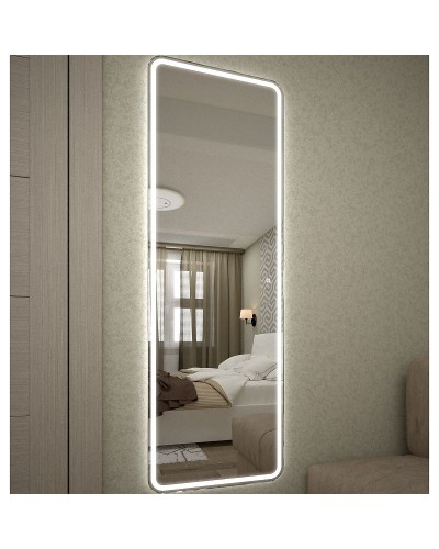 Зеркало Relisan Taffy 455х1350 Гл000024397 с подсветкой с сенсорным выключателем