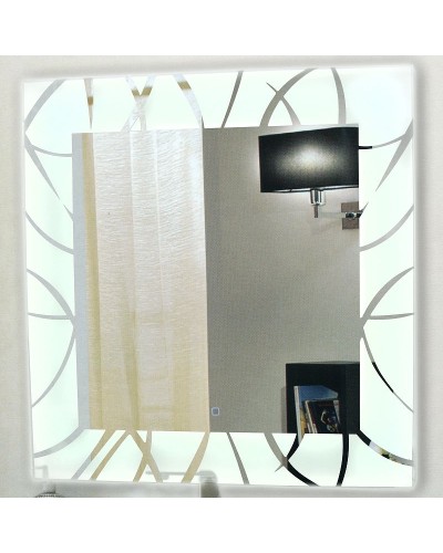 Зеркало Relisan Viva 770х770 Гл000024349 с подсветкой с сенсорным выключателем