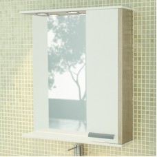 Зеркало со шкафом Comforty Тулуза 75 00003121662 с подсветкой Сосна лоредо