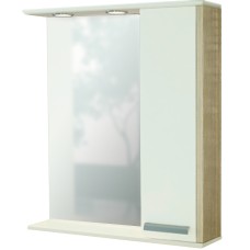 Зеркало со шкафом Comforty Тулуза 75 00003121662 с подсветкой Сосна лоредо