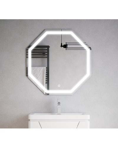 Зеркало Corozo Каре 70 SD-00000853 с подсветкой с сенсорным выключателем