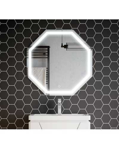 Зеркало Corozo Каре 70 SD-00000853 с подсветкой с сенсорным выключателем