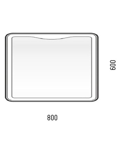 Зеркало Corozo Орли 80 SD-00000920 с подсветкой с сенсорным выключателем
