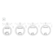 Зеркало Ravak Orbit 60 X000001574 с подсветкой круглое