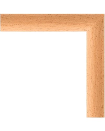 Зеркало Evoform Definite 130х70 BY 0748 в багетной раме - Бук 37 мм