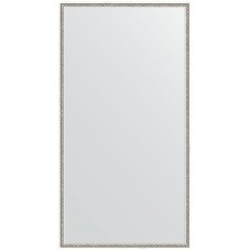 Зеркало Evoform Definite 128х68 BY 0742 в багетной раме - Витое серебро 28 мм