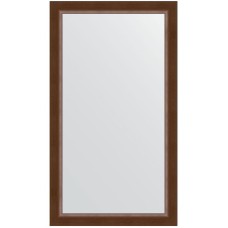Зеркало Evoform Definite 116х66 BY 1089 в багетной раме - Орех 65 мм