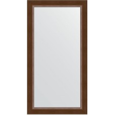 Зеркало Evoform Definite 106х56 BY 1059 в багетной раме - Орех 65 мм