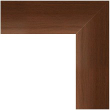 Зеркало Evoform Definite 106х56 BY 1059 в багетной раме - Орех 65 мм