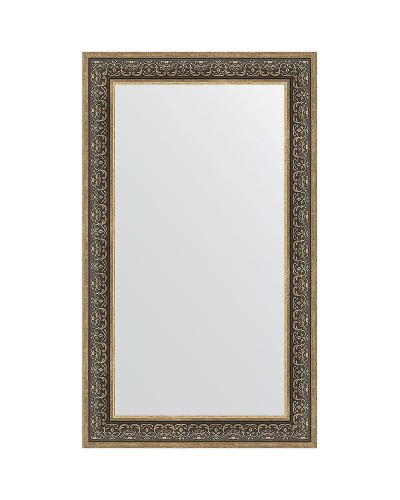 Зеркало Evoform Definite 123х73 BY 3224 в багетной раме - Вензель серебряный 101 мм