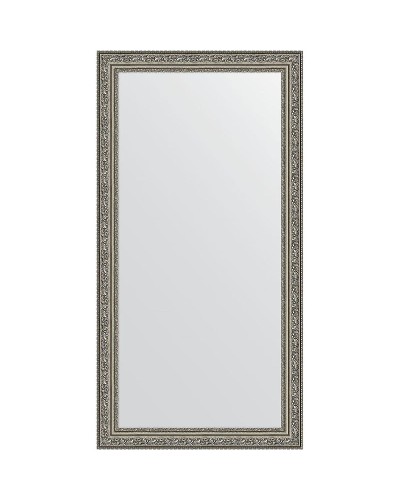 Зеркало Evoform Definite 104х54 BY 3072 в багетной раме - Виньетка состаренное серебро 56 мм