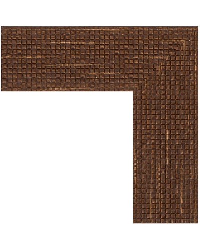 Зеркало Evoform Definite 116х66 BY 3209 в багетной раме - Мозаика античная медь 70 мм