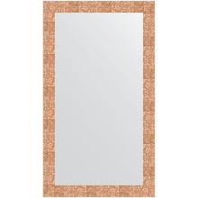 Зеркало Evoform Definite 116х66 BY 3210 в багетной раме - Соты медь 70 мм