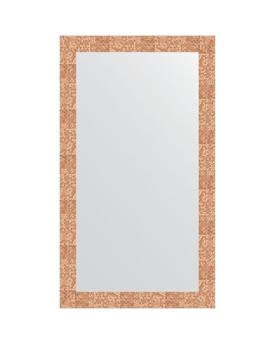 Зеркало Evoform Definite 116х66 BY 3210 в багетной раме - Соты медь 70 мм